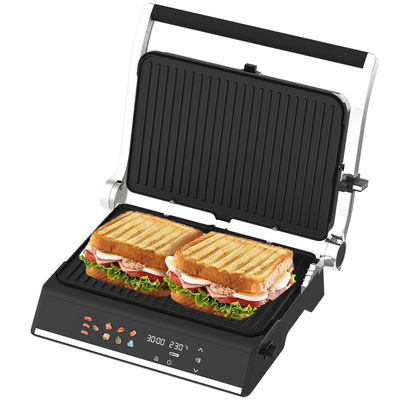 2200w สามารถแยกออกได้ 4/6 แผ่น Panini เครื่องทําด้วยเครื่องตรวจสอบ