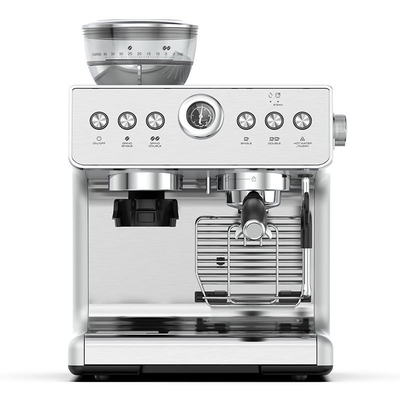 เครื่องชงกาแฟเอสเพรสโซ 2-in-1 ANBOLIFE พร้อมเครื่องบดในตัว 2800W