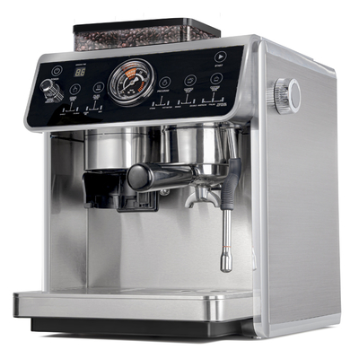 เครื่องชงกาแฟเอสเพรสโซ 2-in-1 ANBOLIFE พร้อมเครื่องบดในตัว 2800W