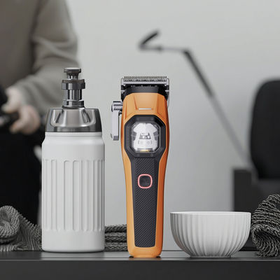 ชุดกรรไกรตัดผมและเครื่องเล็มผมสำหรับมืออาชีพ พร้อมมอเตอร์ไมโครชิป 12000RPM ปรับความยาวในการตัดได้ ชุดเดียวครบ