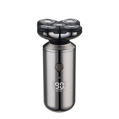 ANBOLIFE เครื่องโกนอิเล็กทรริคแบบชาร์จใหม่ 5 ด้าน มีหน้าจอดิจิตอล ใช้ไฟ USB และอะไหล่ฟรีสําหรับผู้ชาย