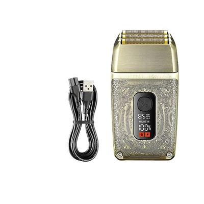 เครื่องโกนไฟฟ้าที่ใช้พลังงาน USB พร้อมแบตเตอรี่ขนาด 1200mAh และชาร์จเร็ว 1-3 ชั่วโมง สําหรับผู้ชาย