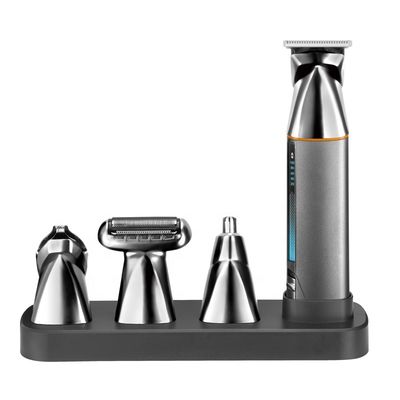 เครื่องตัดผมไฟฟ้า 5 ใน 1 มีหลายฟังก์ชัน แบตเตอรี่ 1200mAh และรับประกัน 1 ปีสําหรับการชาร์จเร็วและเครื่องตัดผมที่สามารถซักได้ทั้งร่างกาย