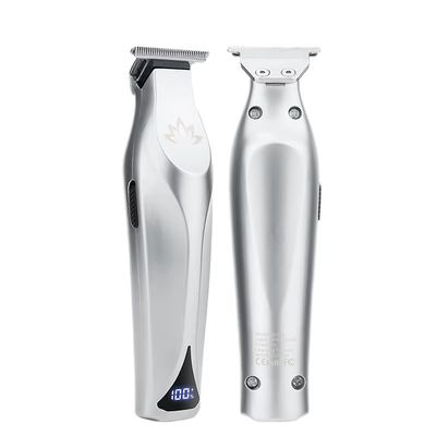 ปัตตาเลี่ยนตัดผมสำหรับมืออาชีพ พร้อมแบตเตอรี่ลิเธียม 2200mAh จอแสดงผล LED และบรรจุภัณฑ์กล่องของขวัญ