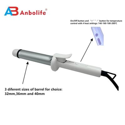 เครื่องหนีบผมดัดลอนแบบ Dual Ion Therapy พร้อมจอแสดงผล LED และ 4 ระดับอุณหภูมิสำหรับทุกสภาพเส้นผม