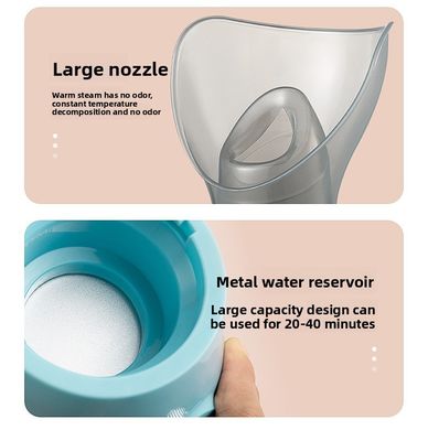 เครื่องพ่นไอน้ำนาโนให้ความชุ่มชื้นสำหรับใบหน้า พร้อมถังเก็บน้ำ 150 มล. และกำลังไฟ 50 วัตต์ สำหรับใช้ในบ้าน