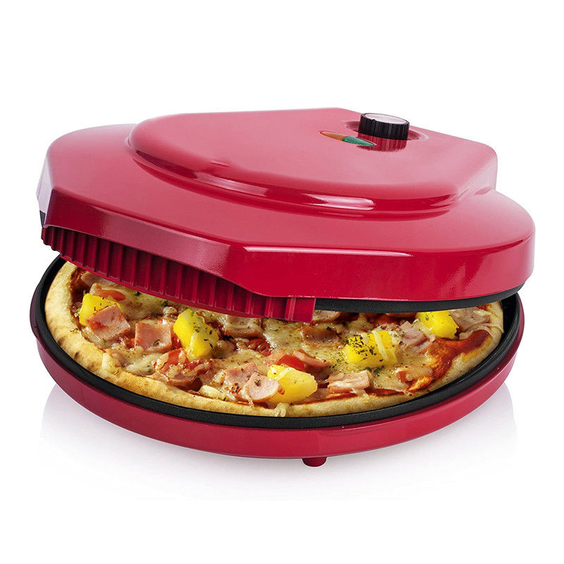 ราคาตรงจากโรงงาน 12 นิ้ว Non-Stick Calzone Maker Pizza oven ในบ้านสีแดง ใช้ Fast FunElectric Multi Pizza Maker