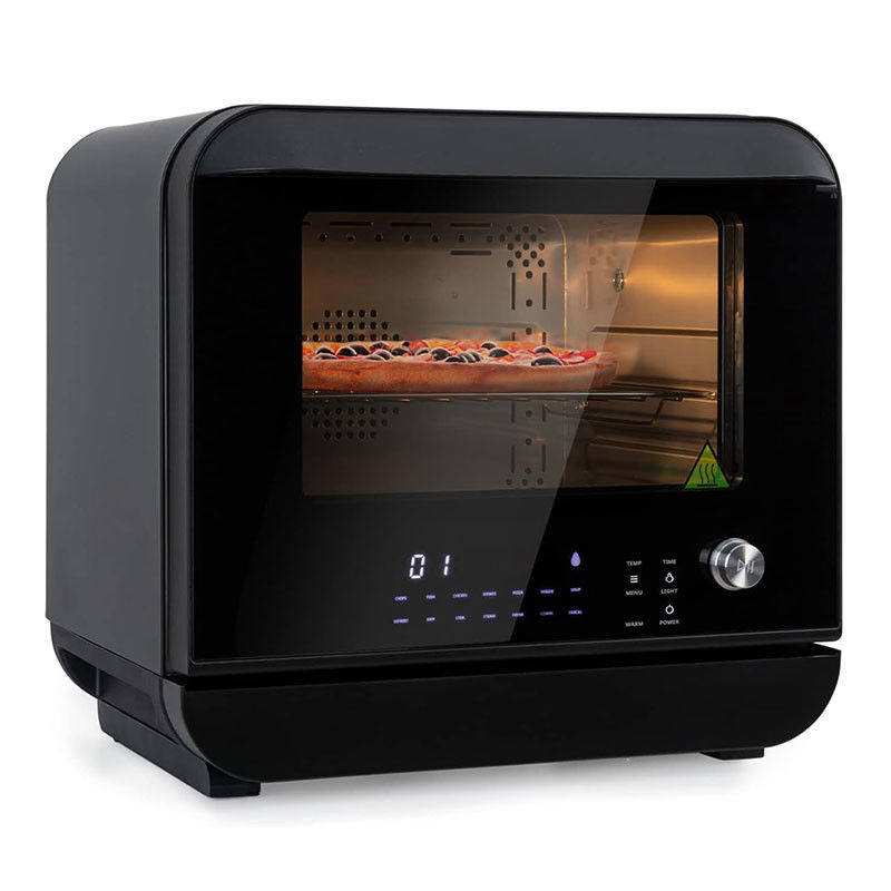 18L Dual Air Frye ด้วยสเตมและการแห้งฟังก์ชัน 2450W โตสเตอร์ Dehydrator ไม่ใช้น้ํามัน