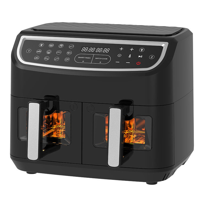 เครื่องต้มอากาศสมาธิ 2400W Double With Visible Transparent Window 9L เทคโนโลยีสองโซนดิจิตอล