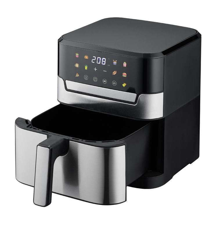 6L 7L สุขภาพดี เลือกดีจิทัล อากาศ Fryer ความร้อนสมาร์ท รวดเร็ว สแตนเลส ไม่มีน้ํามันไฟฟ้า