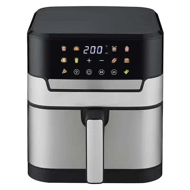 Smart Touch Screen สวย 6qt ดิจิตอล แอร์ฟรย์ 8 ใน 1 Custom Oil Free ไฟฟ้า Deep Hot