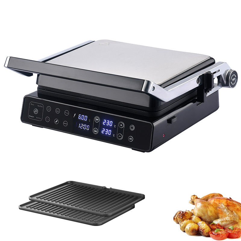 2000w ดิจิทัล ไฟฟ้า Cooktop การใช้งานในครัวเรือน อุปกรณ์ตรวจสอบอุณหภูมิ With Detachable Ptfe Plate And Height Control