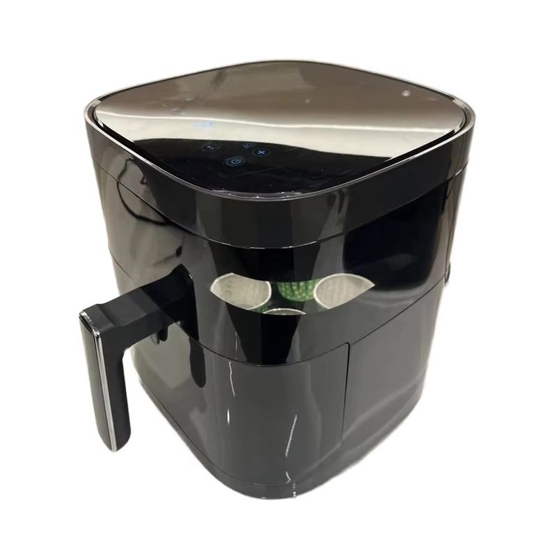 6l เครื่องปรุงอากาศดิจิทัล เตาอบสแตนเลส มีหลายประการ สี่เหลี่ยมขนาดเล็กฉลาด สุขภาพดี ใช้งานในครัวเรือนไฟฟ้า