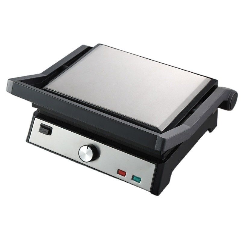 2000W ไฟฟ้าดิจิตอล Big Contact BBQ Grill ไม่มีควัน เครื่องทําอาหารที่บ้าน สามารถแยกออกได้ 4/6 ชิ้น Panini Maker