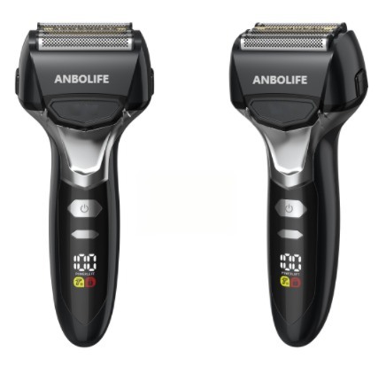 เครื่องโกนหนวดไฟฟ้าแบบพกพาสำหรับผู้ชาย พร้อมแบตเตอรี่ 1000mAh เครื่องโกนหนวดแบบฟอยล์ชาร์จไฟผ่าน USB สำหรับการเดินทางและการใช้งานประจำวัน